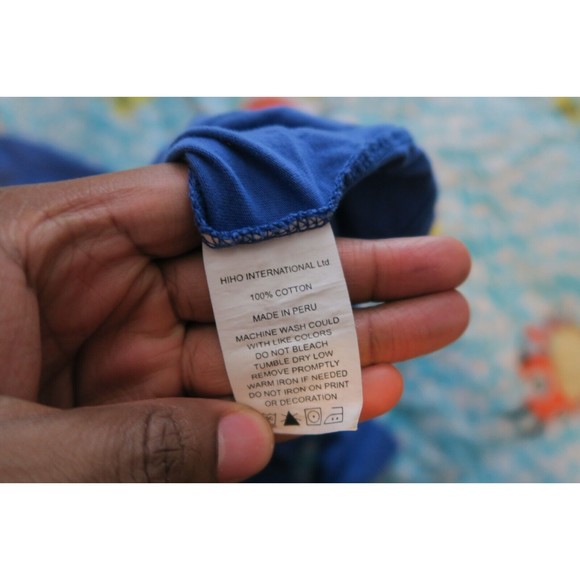 Hiho Amelia Island Florida Compass T-Shirt Resort Vacation Blue Men's Large - Picture 5 of 7